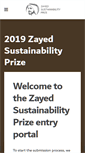 Mobile Screenshot of entry.zayedfutureenergyprize.com